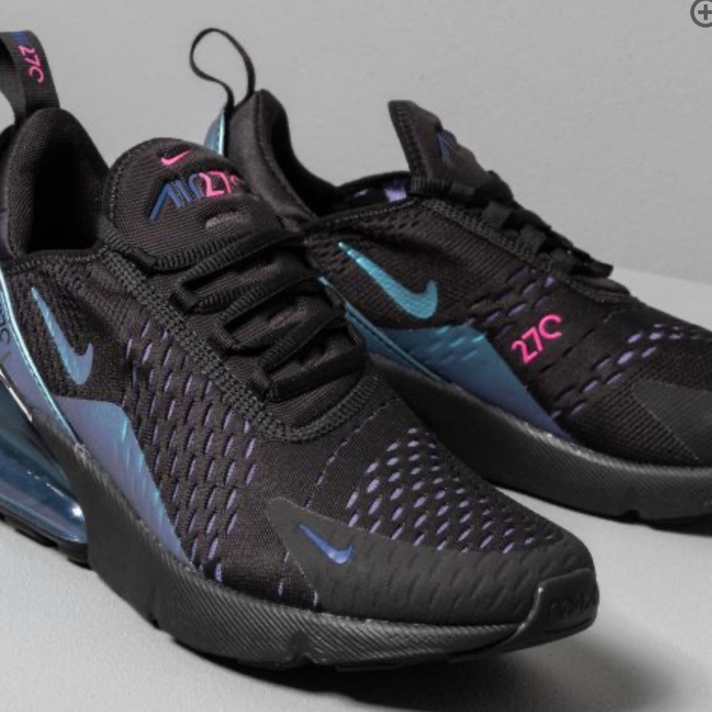 New in box Nike Air Max 270 Black/Laser Fuchsia sneakers